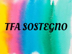  ACCESSO TFA SOSTEGNO, TEMPO FINO AL 28 OTTOBRE PER PRESENTARE ISTANZA 