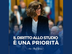 LA MINISTRA BERNINI RINGRAZIA LA MELONI PER L'IMPEGNO, BORSE STUDIO PER STUDENTI MERITEVOLI SENZA ADEGUATE CONDIZIONI DI REDDITO