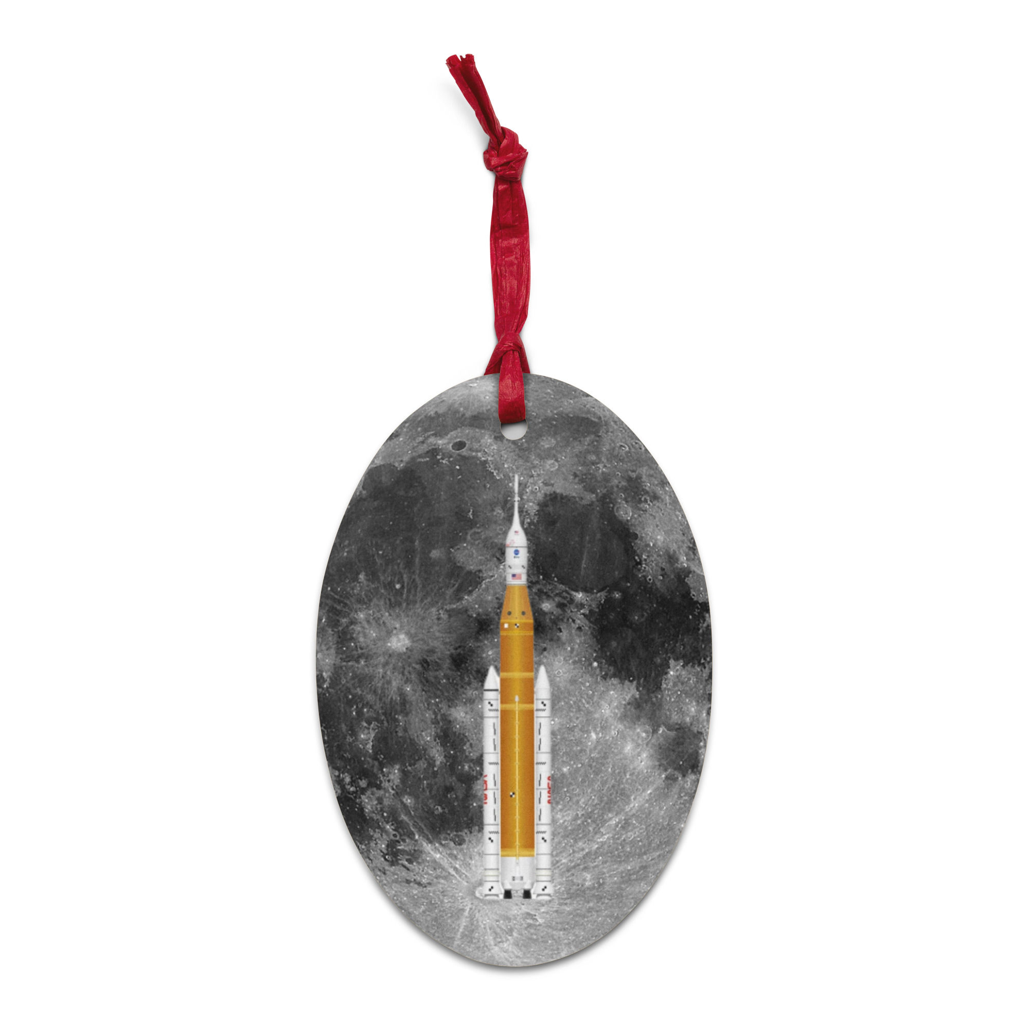 "Back to the Moon" Artemis 1 Wooden Ornament