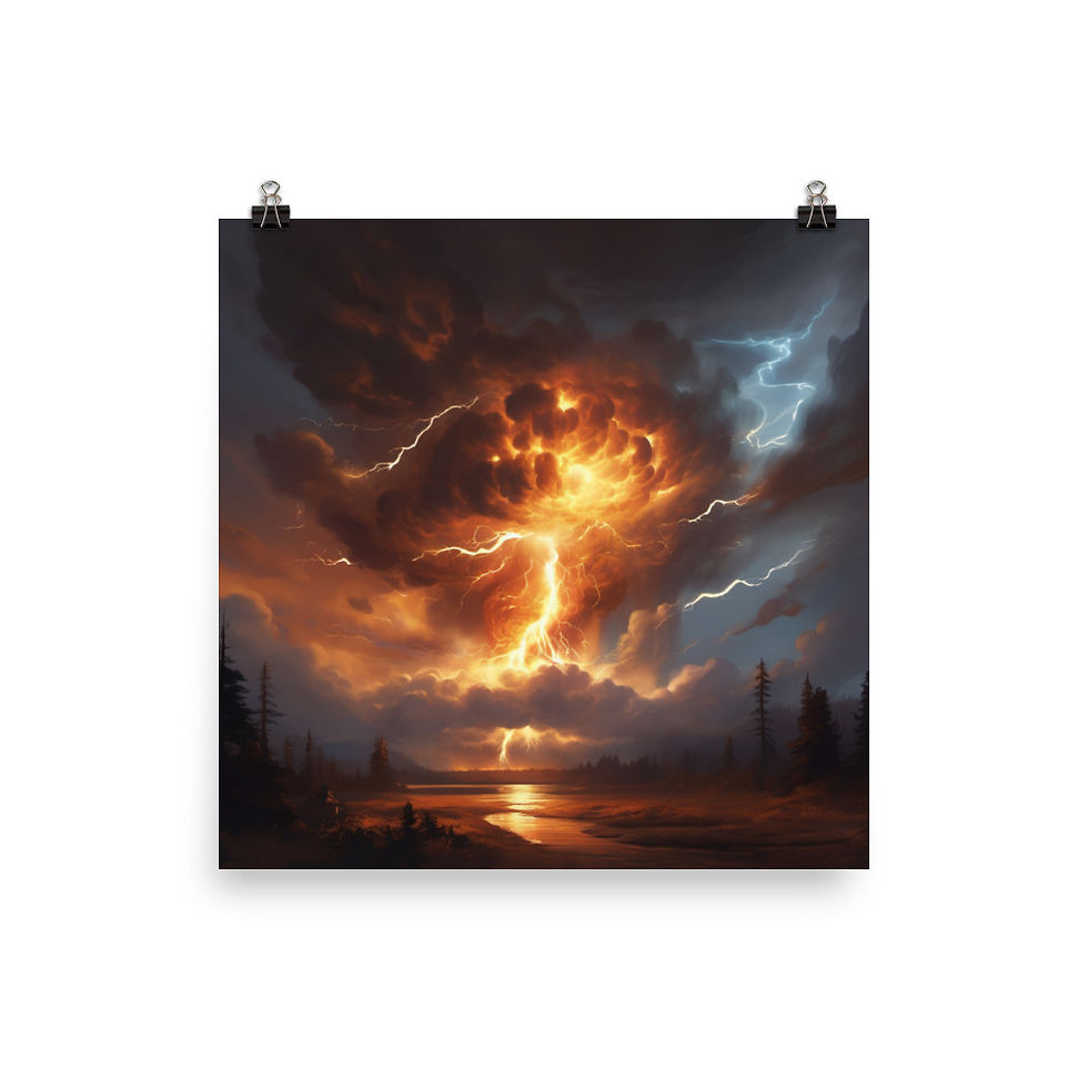 "Ezekiel 1:4" Print