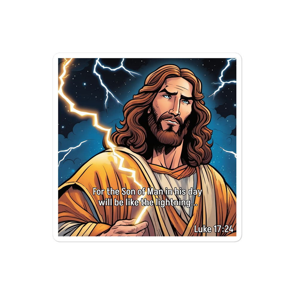 "Son of Man Lightning" Sticker
