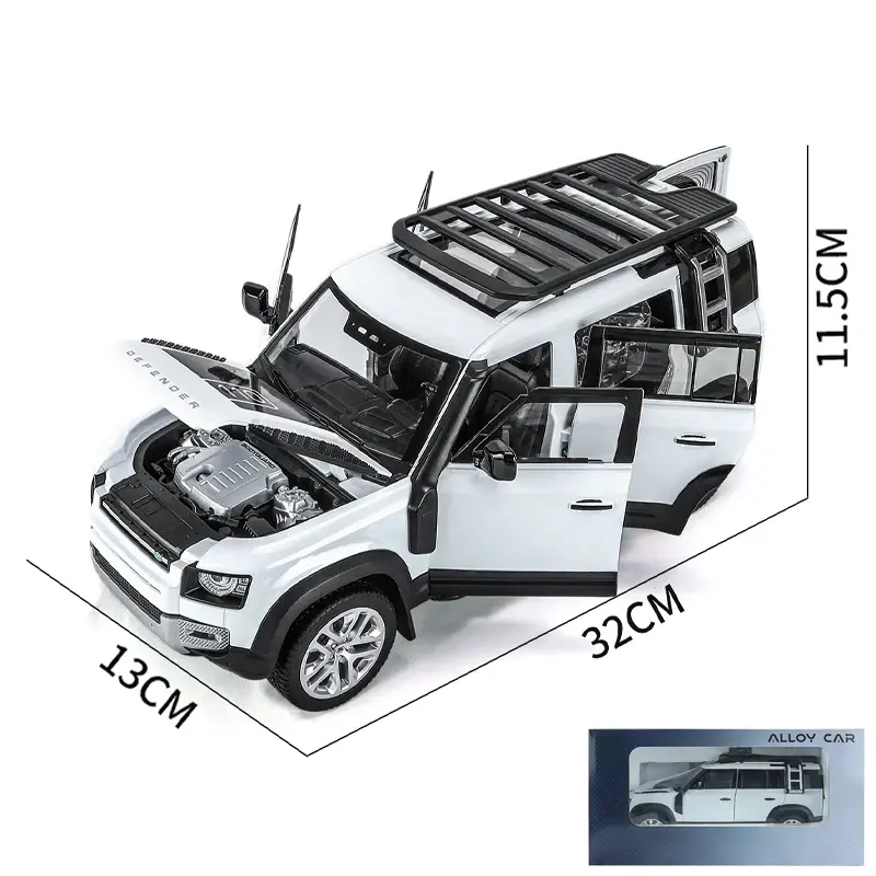 Thumbnail: 1:18 Land Rover Defender Diecast Car Model