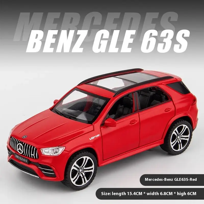 Thumbnail: 1:32 Mercedes Benz GLE 63s SUV Alloy Diecast Car Model