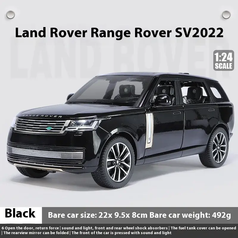 Thumbnail: 1:24 Land Rover Range Rover Diecast Car Model