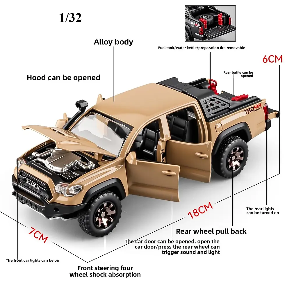 Thumbnail: 1/24 1:32  TACOMA Tundra Alloy Diecast Car Model