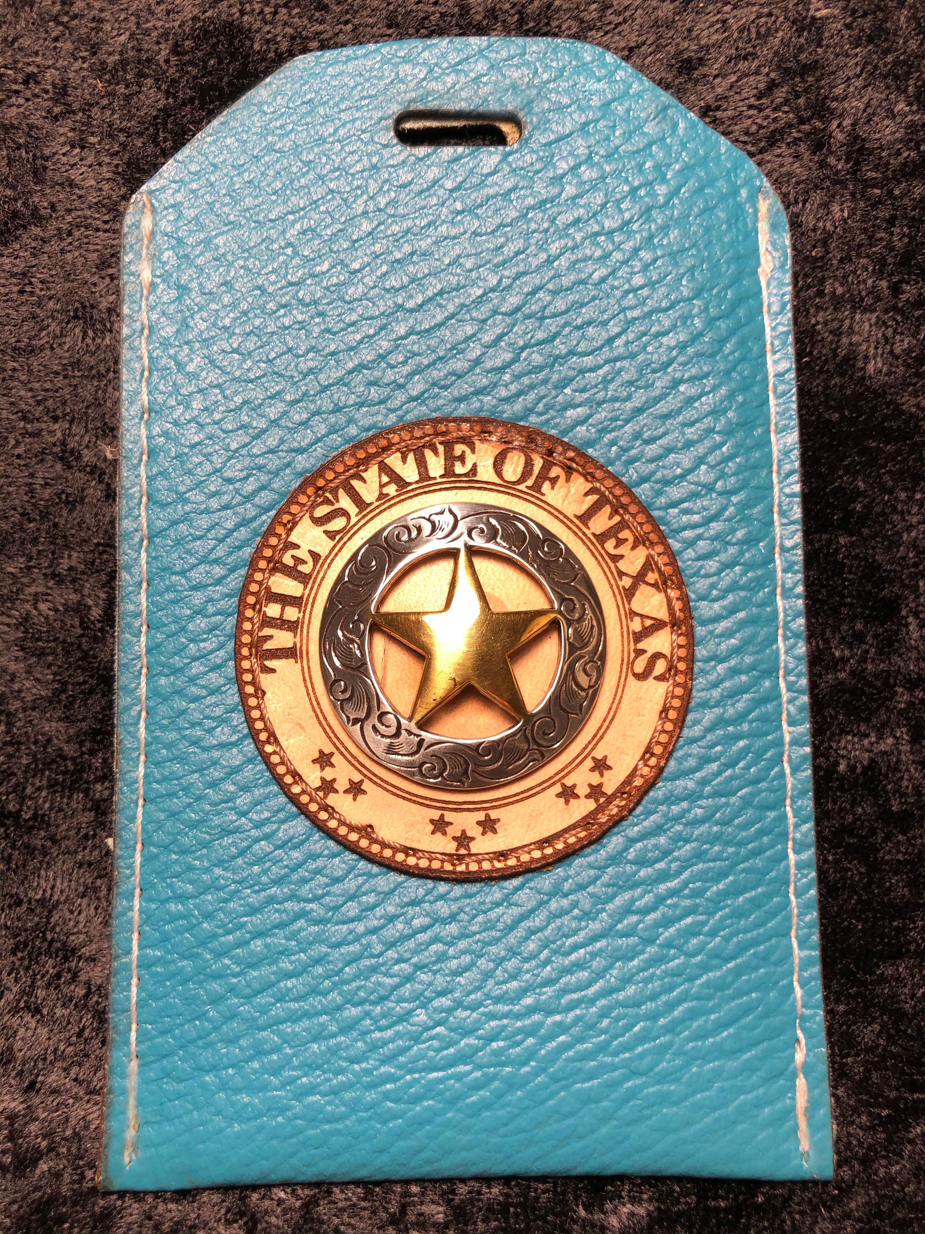 Turquoise ID Badge Holder