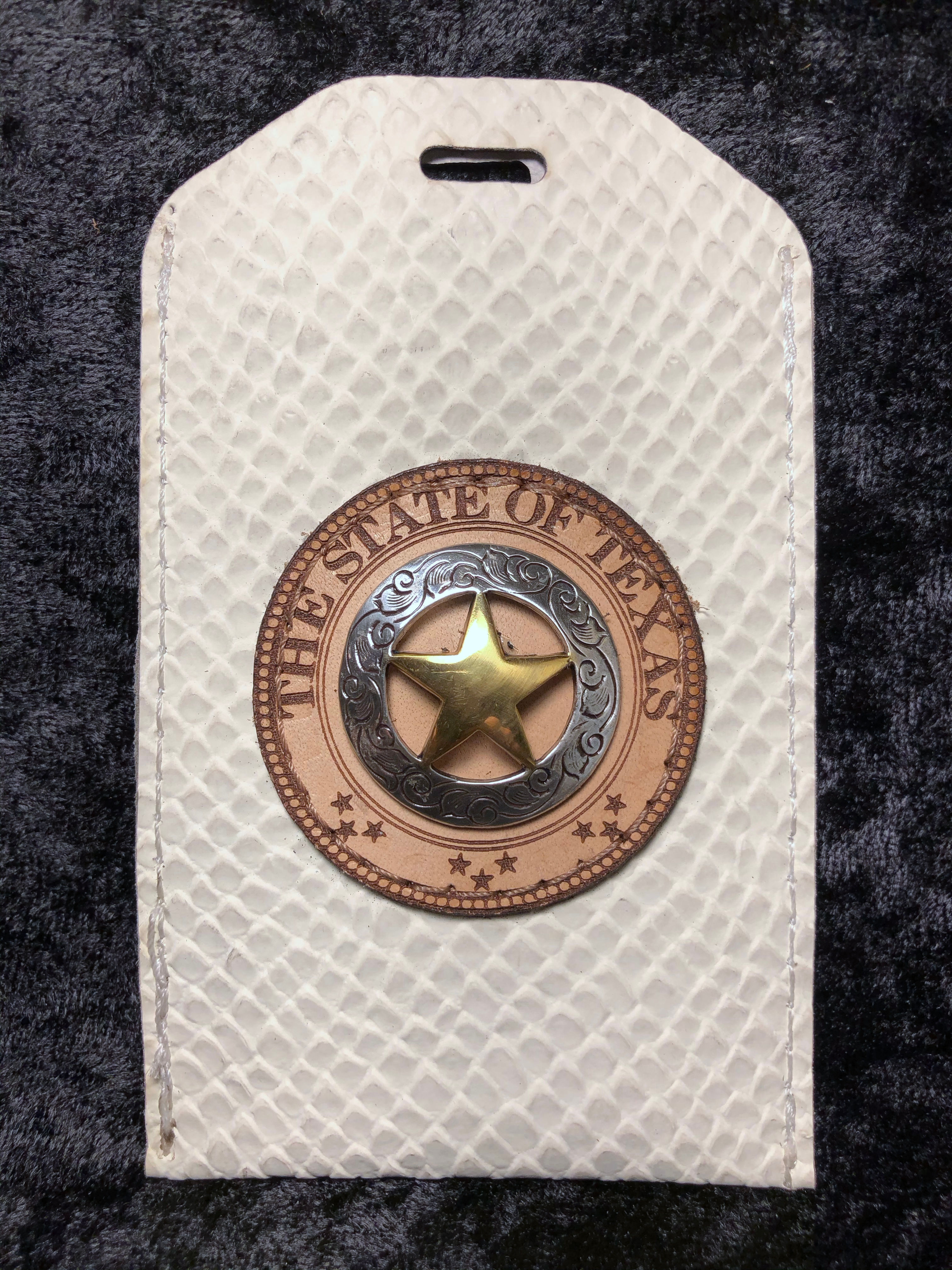 White ID Badge Holder