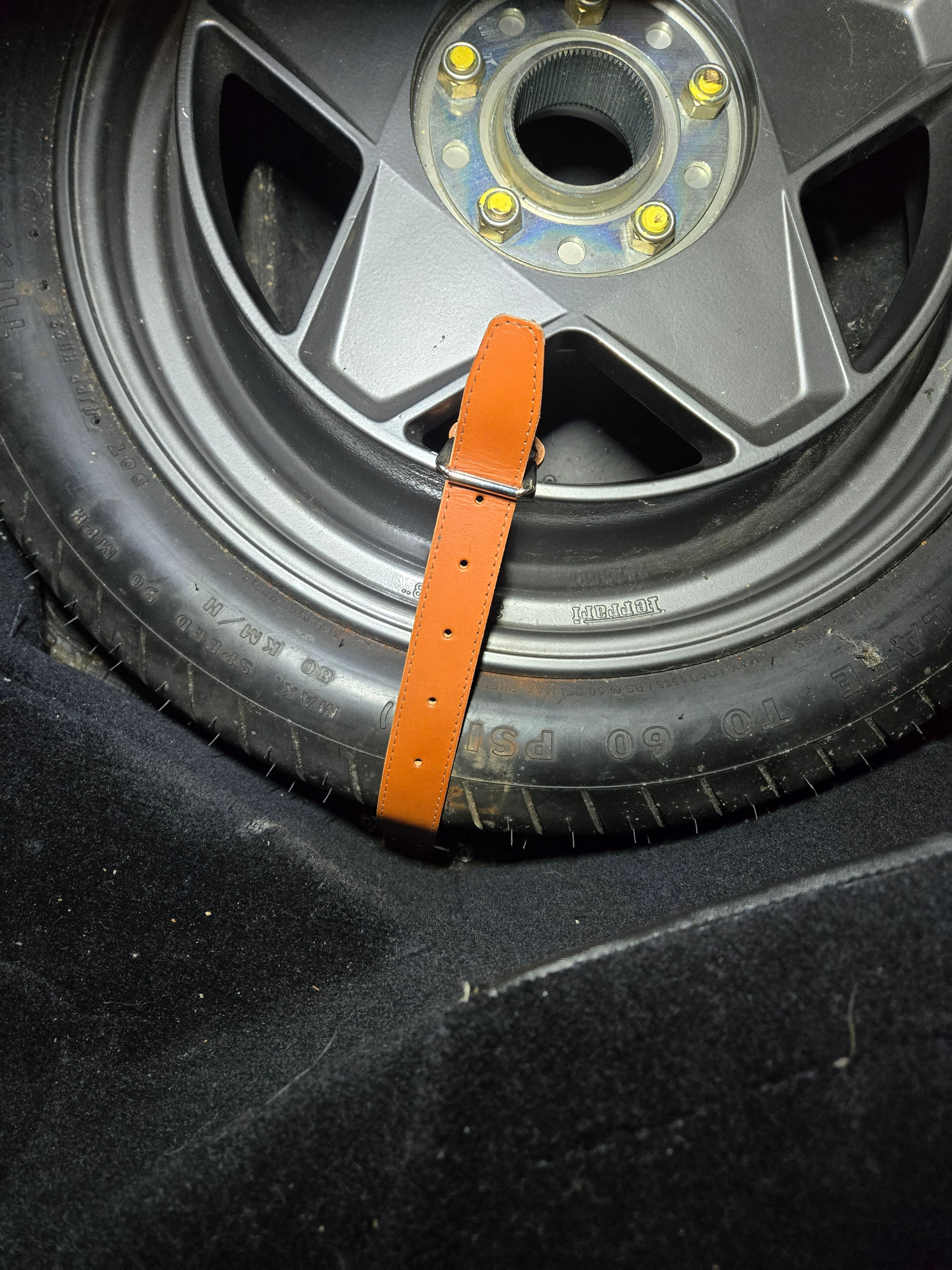 Ferrari Testarossa Spare Tire Strap