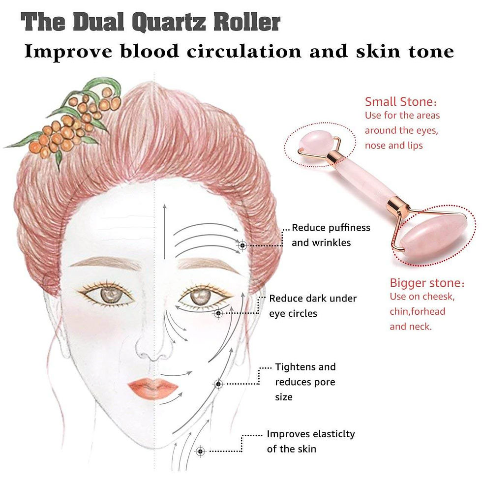 Thumbnail: Rose Quartz Face Roller & GuaSha