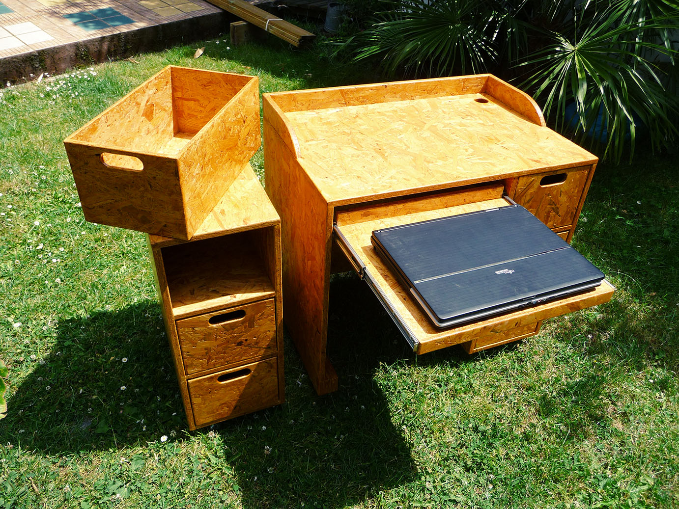 bureau modulable en triply