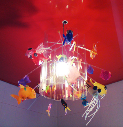 un aquarium inversé