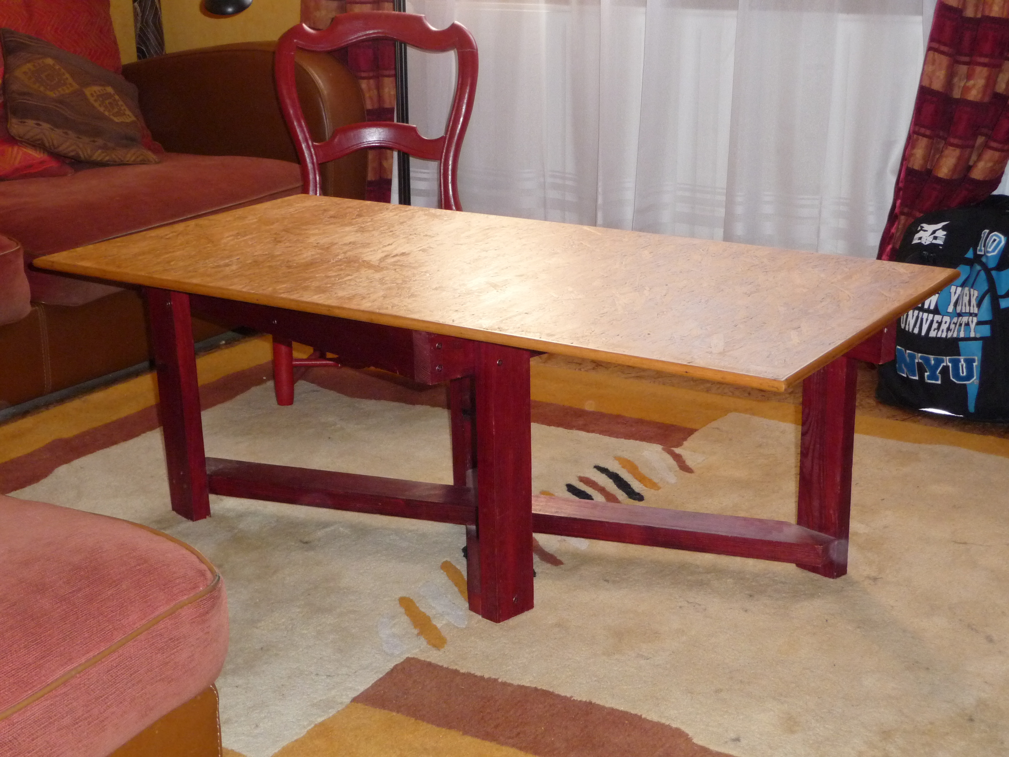 table salon en triply