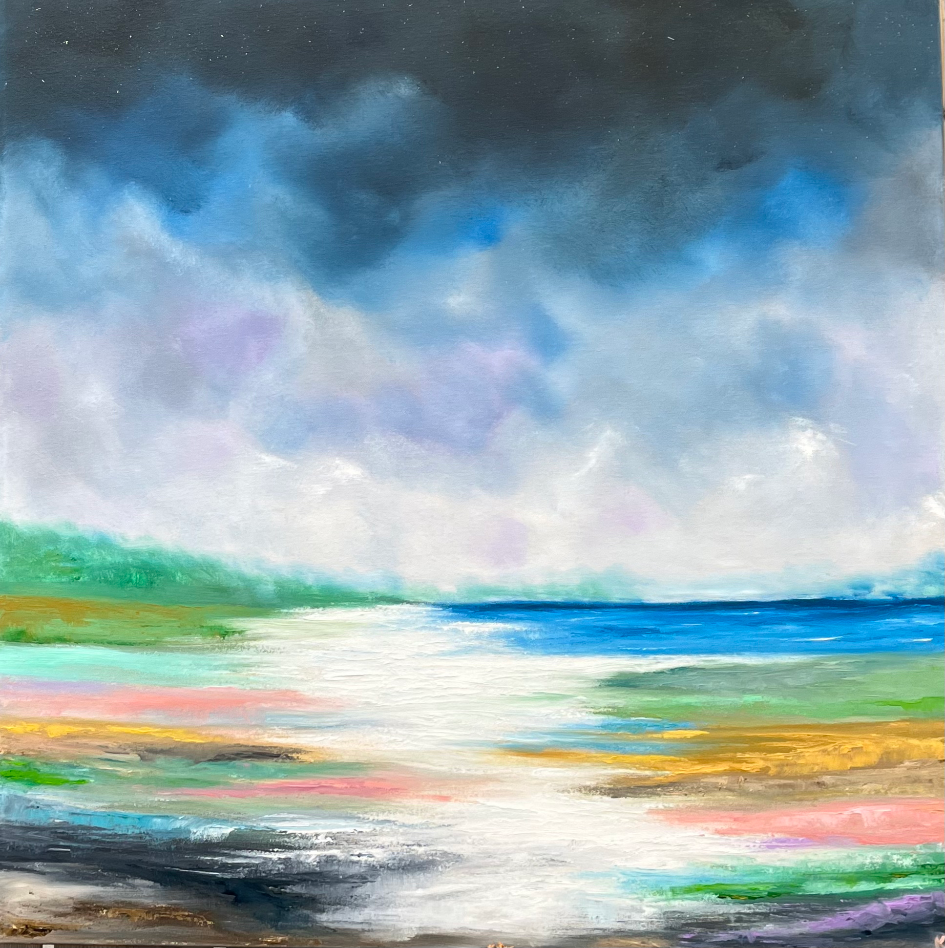 “Bonnie Blue” 30X30”