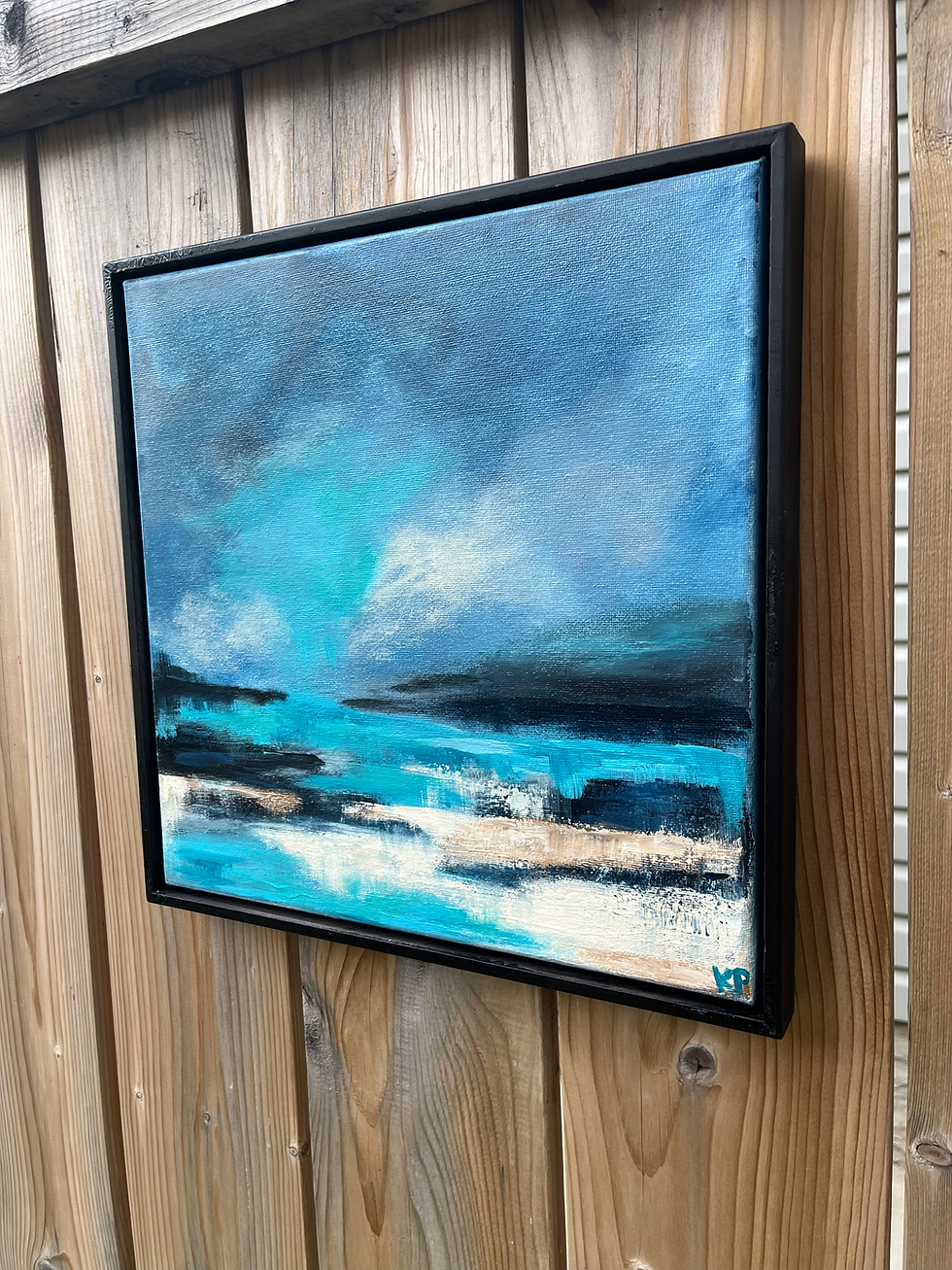 Thumbnail: “EDDY”  Acrylic on canvas 12X12”