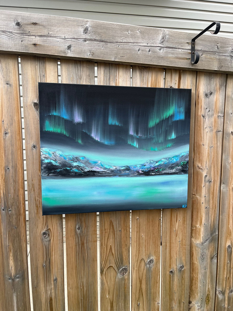 Thumbnail: “Aurora Symphony” 24X20”