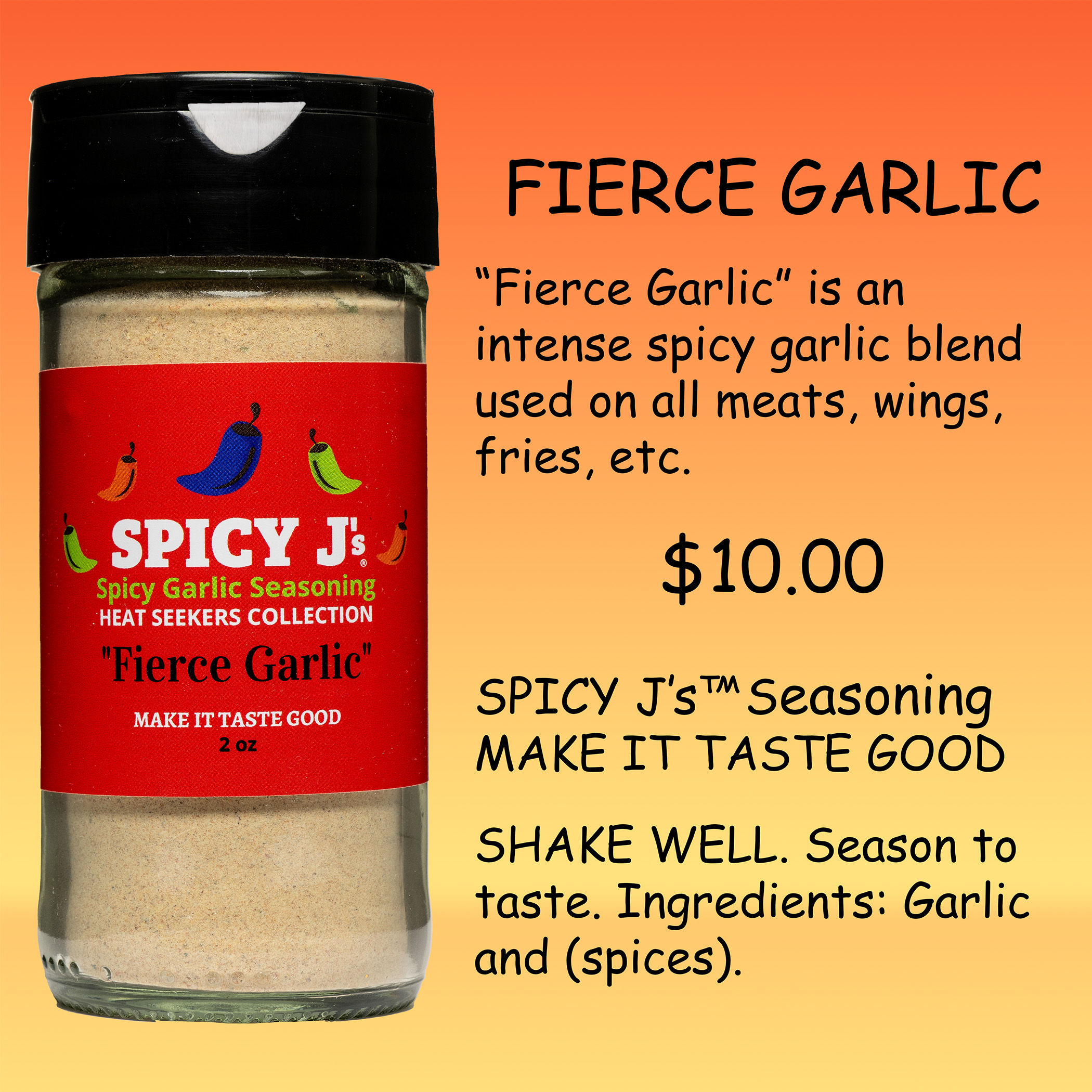Fierce Garlic Seasoning