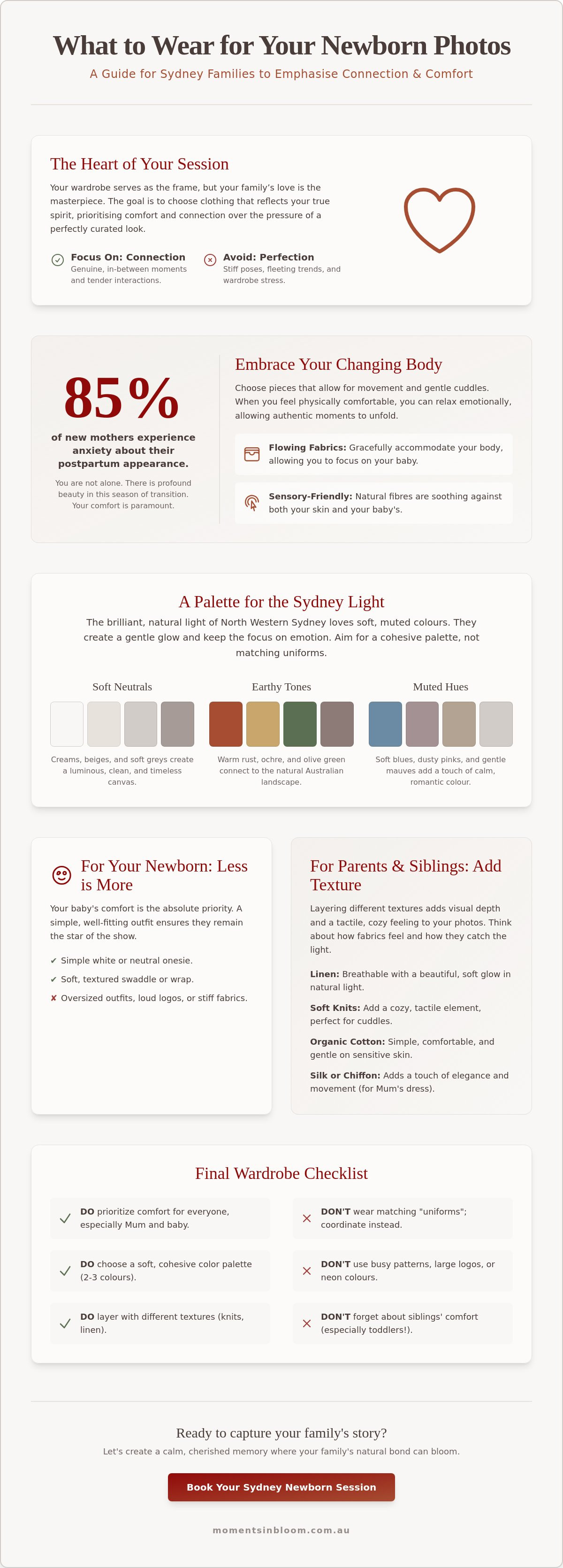 What to wear for newborn family photos
