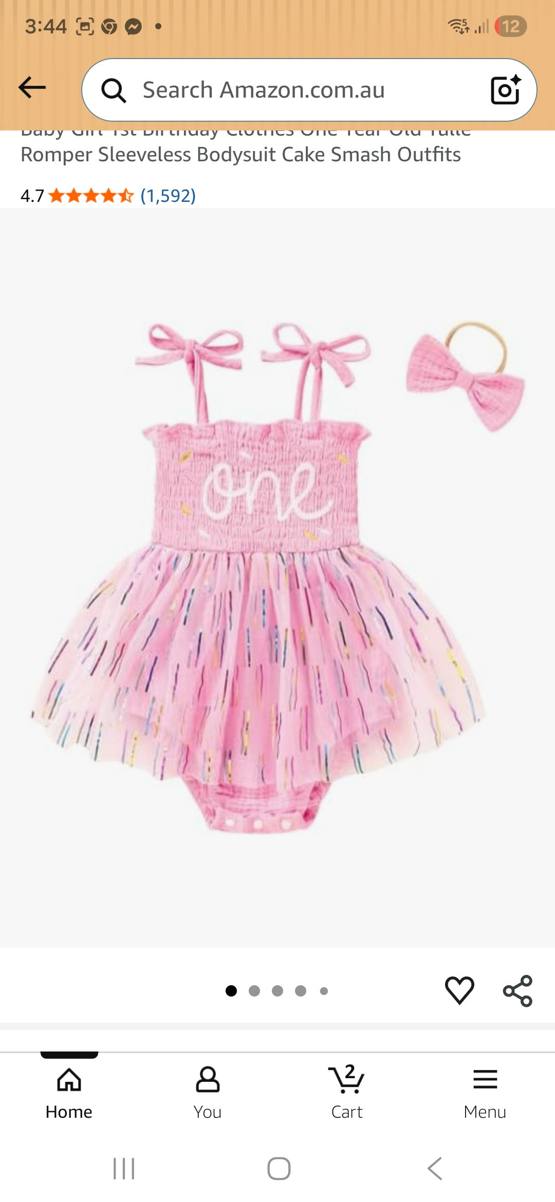 Pink Confetti Dress