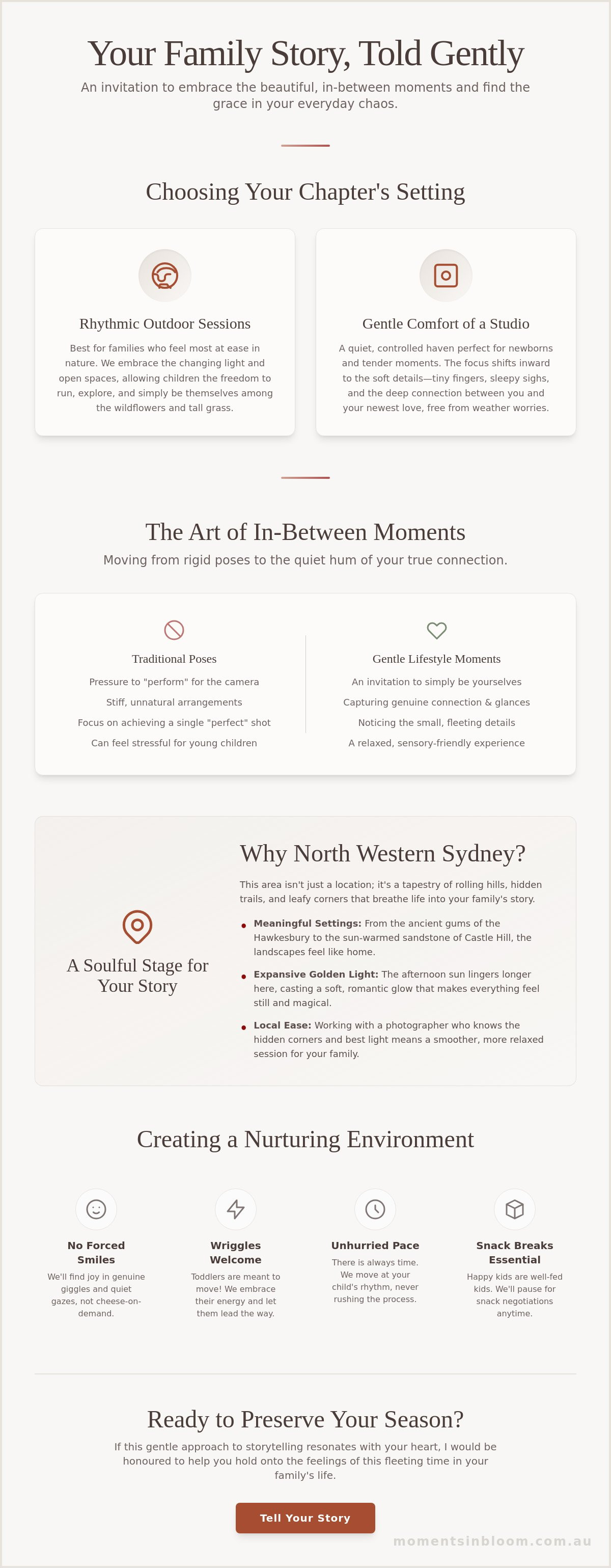 Family photographer north western sydney