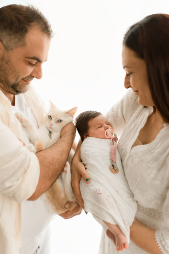 newborn family portrait