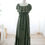 Thumbnail: Green Off Shoulder Dress