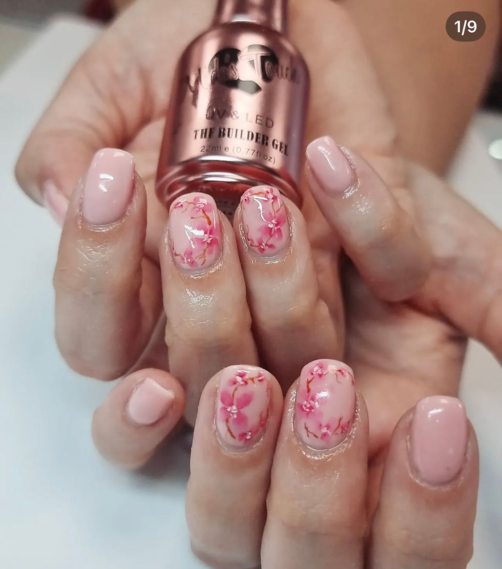 Miniatura: Aquarelle Water Colour Nail art  