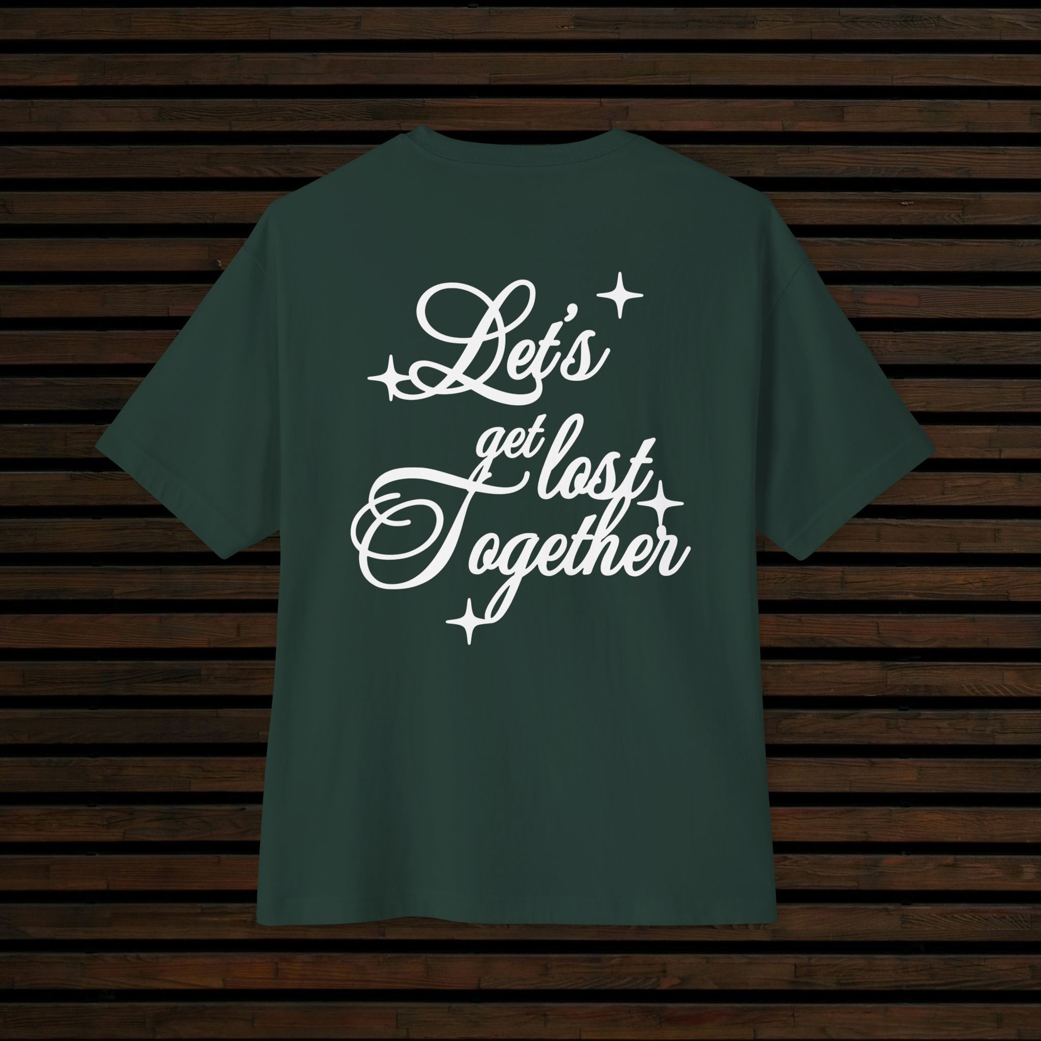 Lets Get Lost Oversized Boxy Tee