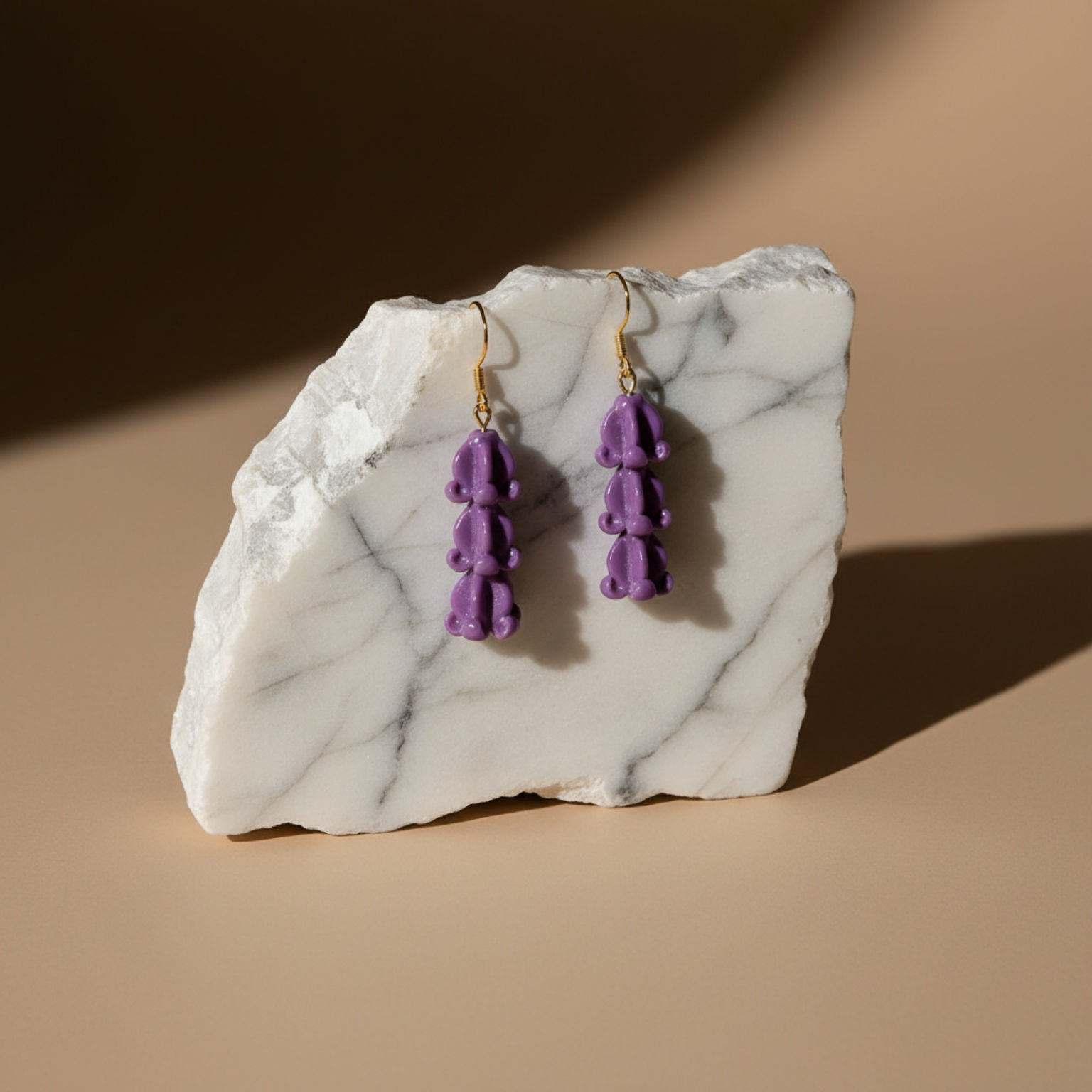 Pua Kalaunu (Crown Flower) Earrings