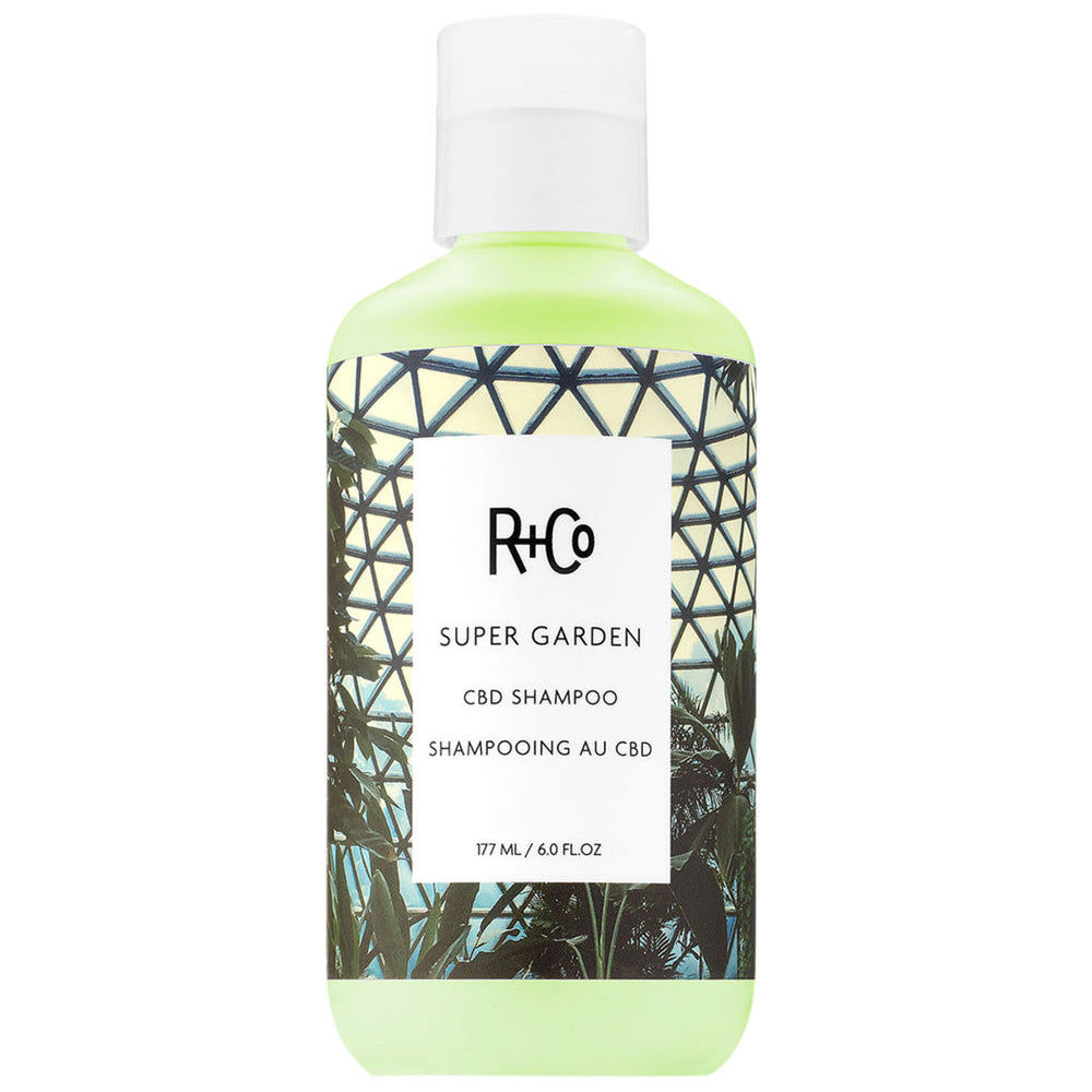 R+Co Безсульфатний шампунь для балансу волосся з конопляною олією "Супер сад"