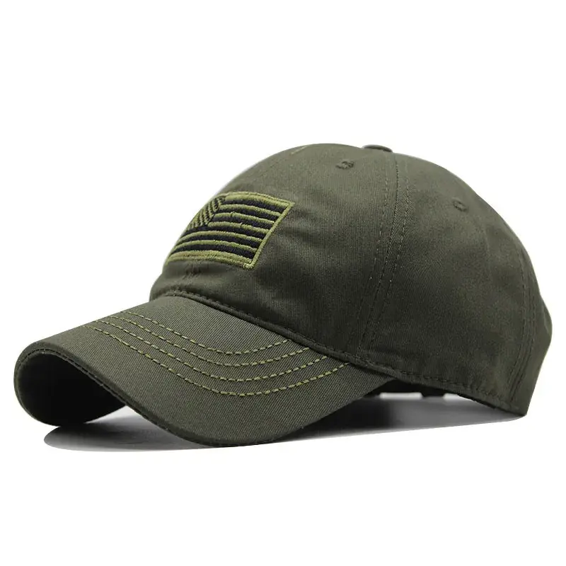 Thumbnail: Camouflage Male Baseball Cap Embroidered Brazil FlagTactical Casual Hunting