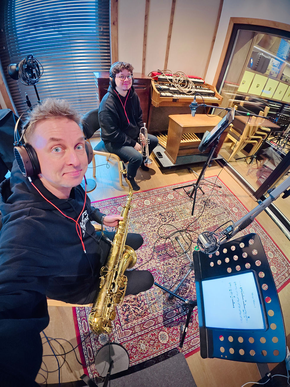 Äänityksiä E-studiolla