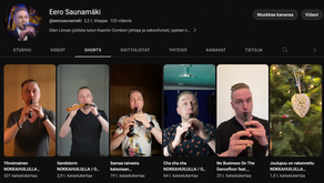 YouTube Shortseilla menee lujaa!