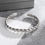 Thumbnail: Grained Silver bracelet