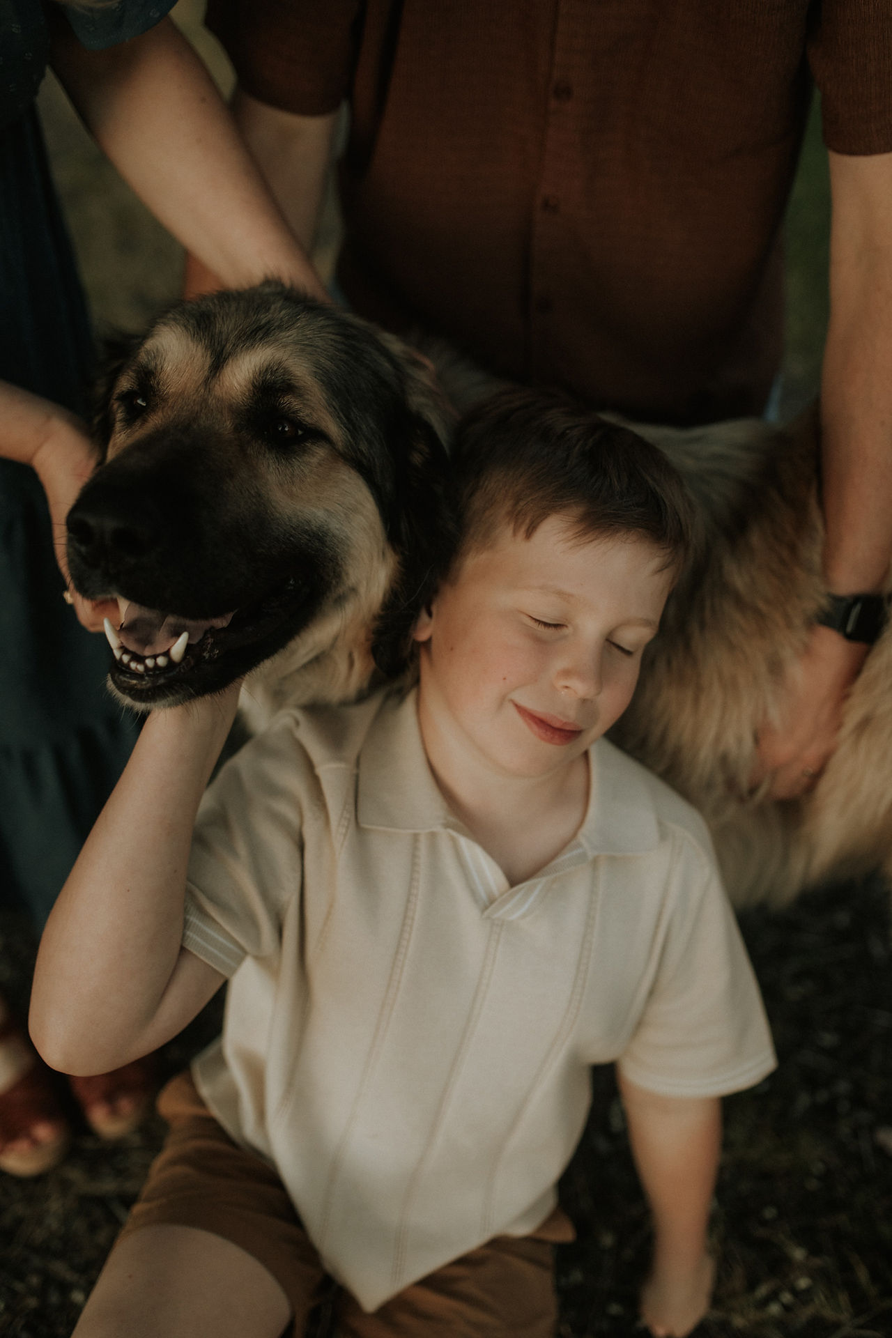 boy and his dog