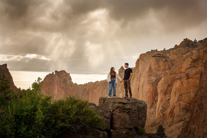 Smith Rock State Park: Rain & Shine