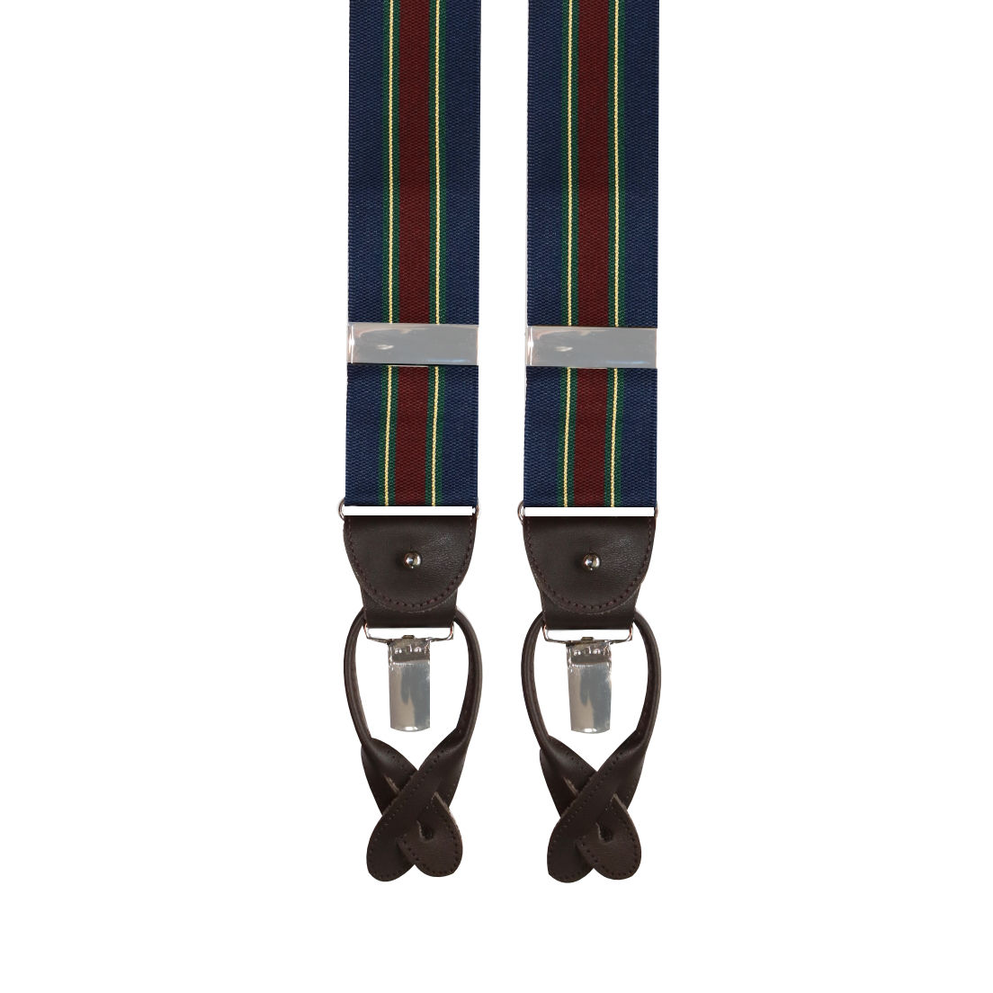 Navy & Burgundy 2in1 Rigid Braces