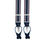 Thumbnail: Beige, Navy & Red 2in1 Elastic Braces