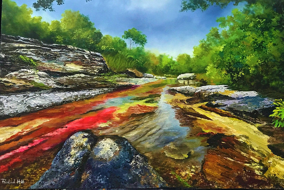 Caño CristalesÒleo