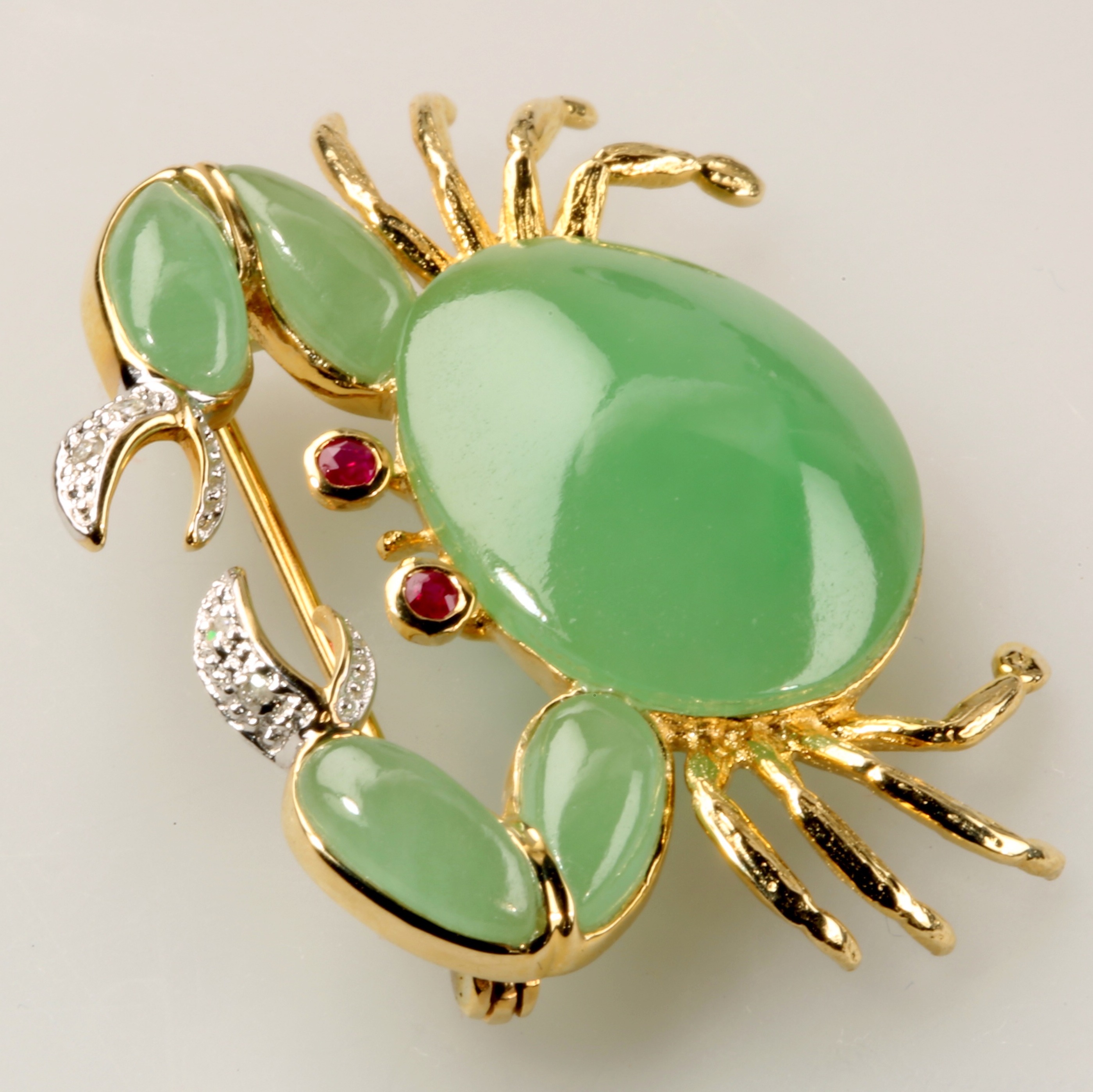 Green Jade Pin