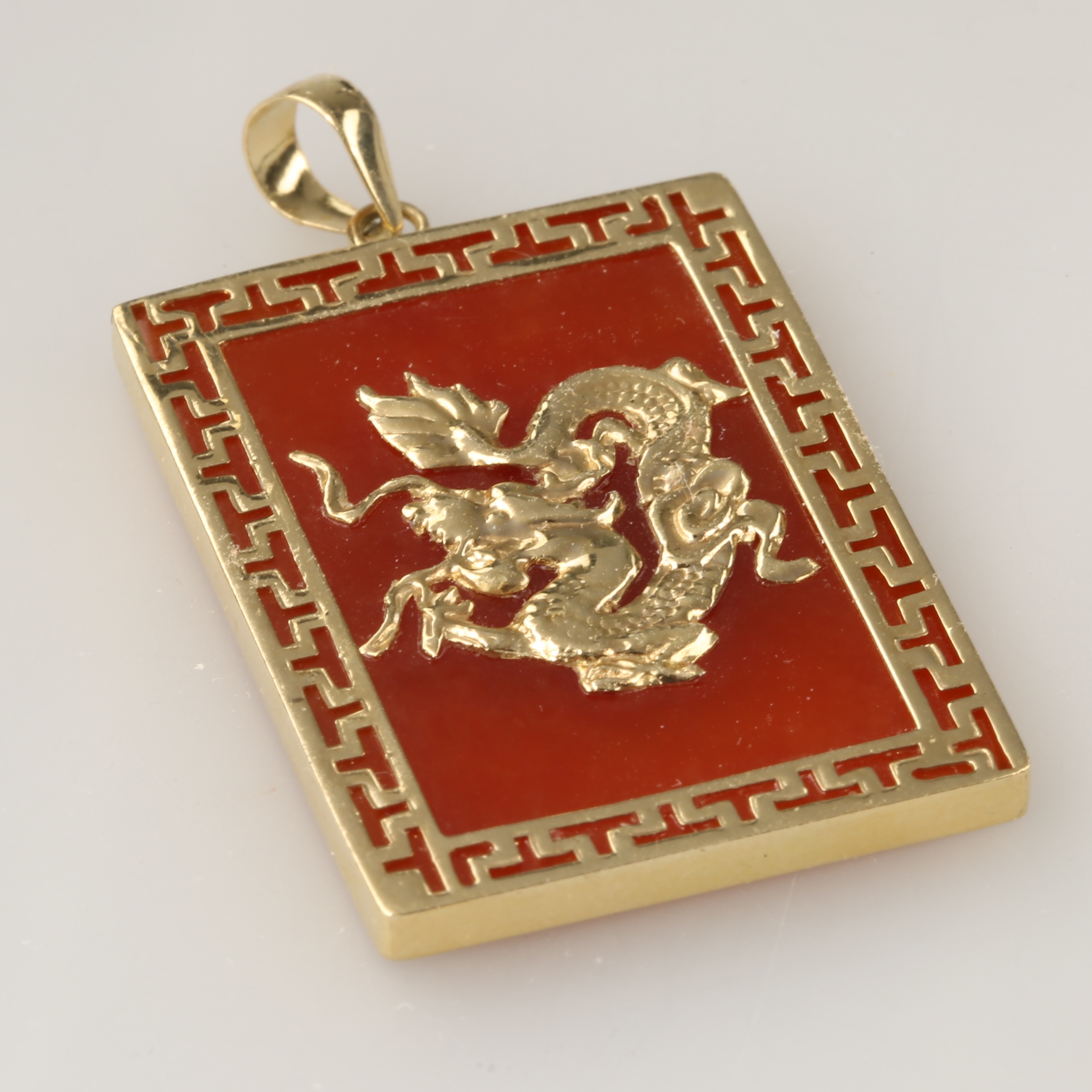 Red Jade Pendant