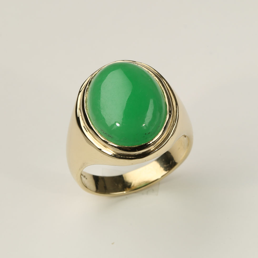 GREEN JADE RING