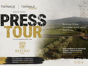 Twinkle Agency e Twinkle Network in Sicilia: il 4 e 5 giugno il press tour alla scoperta di Restivo Wine
