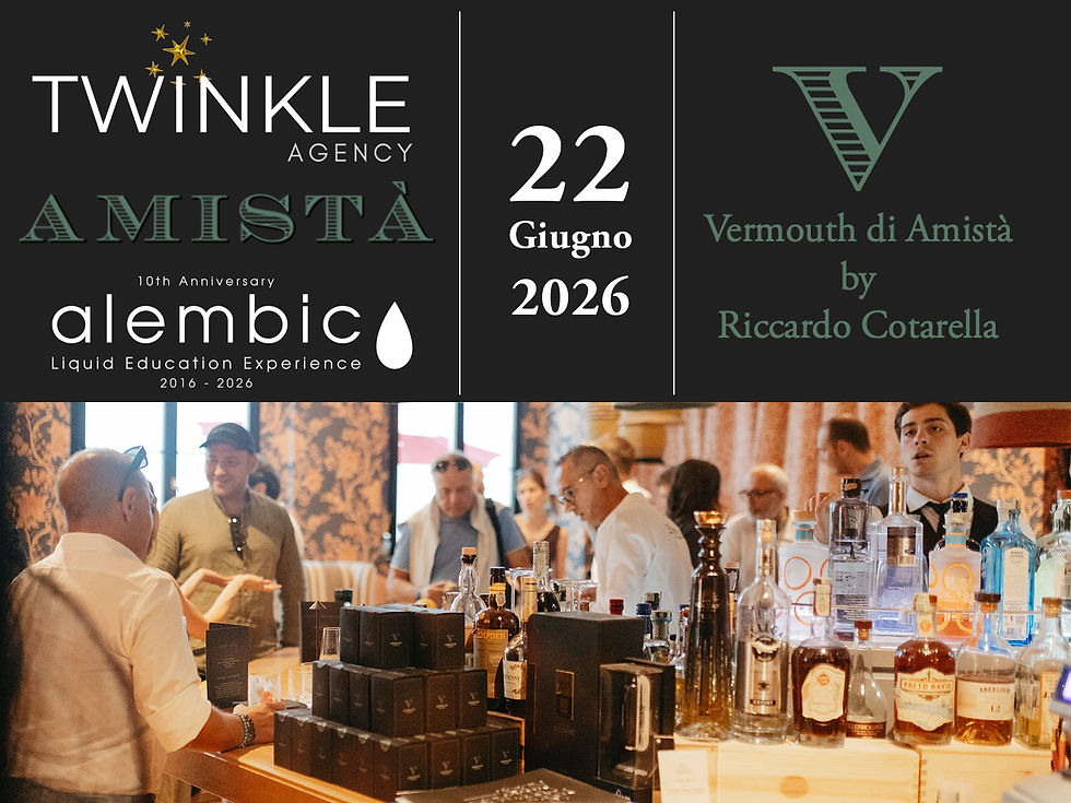 The Taste of Elegance: Twinkle Agency presente al debutto di Amistà Vermouth by Riccardo Cotarella