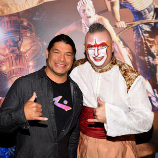 Back stage at KA with Robert Trujillo