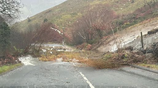 Welsh Road Reopens After Storm Darragh