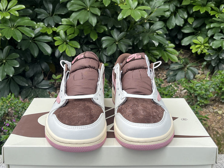 Thumbnail: Travis Scott x Air Jordan 1 - Low "Dark Pony Pink Oxford"