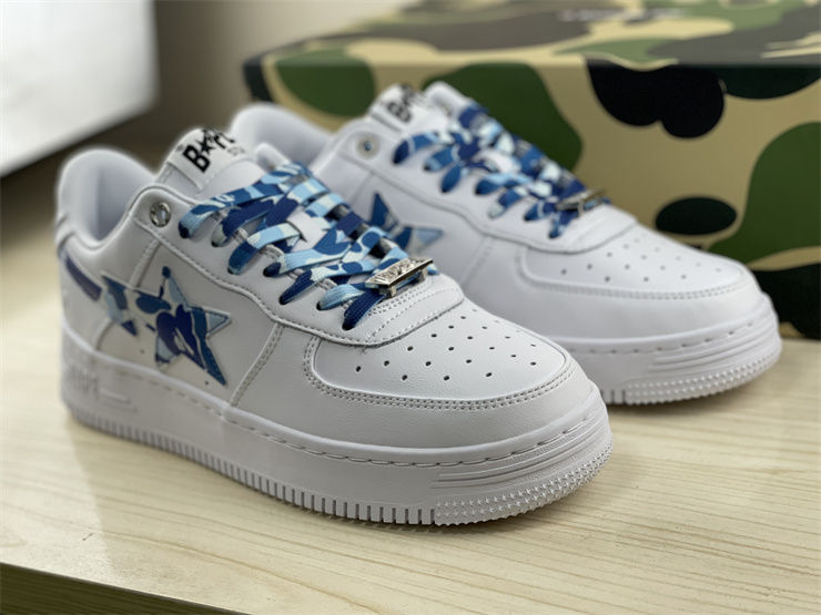 Thumbnail: Bapesta - Low "ABC Camo - Blue"
