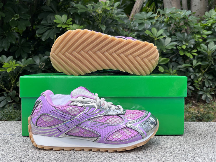 Thumbnail: Bottega Veneta Orbit Sneaker "Gloss Silver"