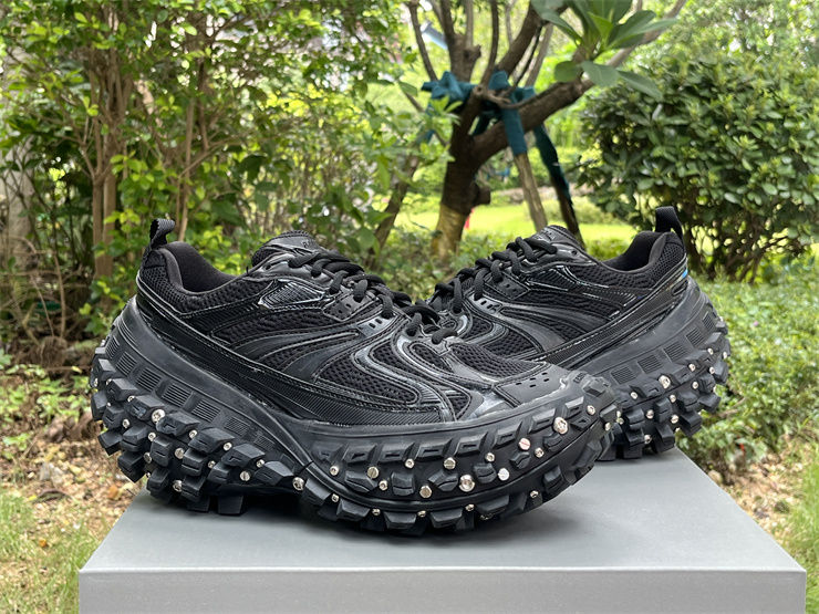 Thumbnail: Balenciaga Defender Sneaker "Worn-Out - Black"