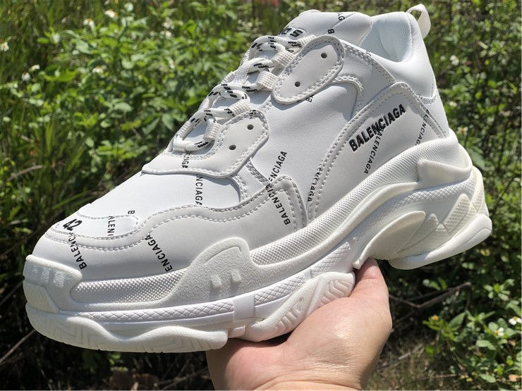 Thumbnail: Balenciaga Triple S Sneaker "Allover Logo - White"